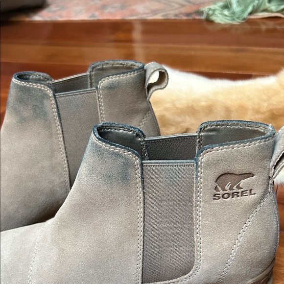 Sorel Women's Beige Suede Ankle Booties - Picture 3 of 7